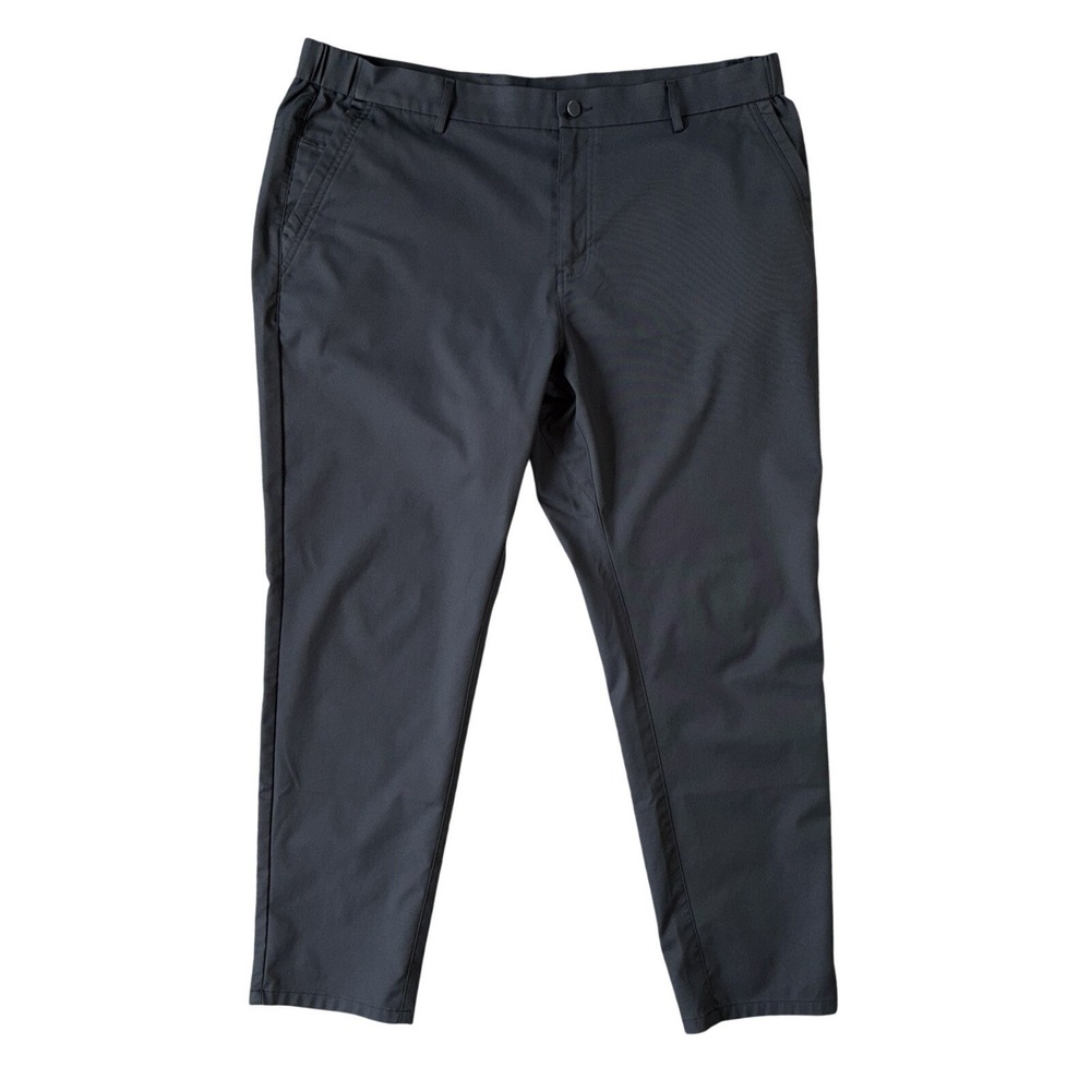 Jack Archer Men's Jetsetter Tech Pants 38x30 Charcoal Gray Flat Front Golf Chino